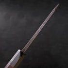 Kiritsuke Deba Blue Steel #2 Kurouchi Buffalo Wenge Handle 165mm (6.5”)-[Musashi]-[Japanese-Kitchen-Knives]