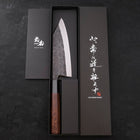 Kiritsuke Deba Blue Steel #2 Kurouchi Buffalo Wenge Handle 165mm (6.5”)-[Musashi]-[Japanese-Kitchen-Knives]