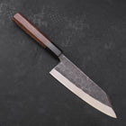 Kiritsuke Deba Blue Steel #2 Kurouchi Buffalo Wenge Handle 165mm (6.5”)-[Musashi]-[Japanese-Kitchen-Knives]