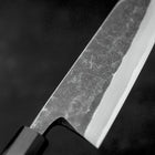 Kiritsuke Deba Blue Steel #2 Kurouchi Buffalo Wenge Handle 180mm (7”)-[Musashi]-[Japanese-Kitchen-Knives]