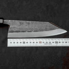 Kiritsuke Deba Blue Steel #2 Kurouchi Buffalo Wenge Handle 180mm (7”)-[Musashi]-[Japanese-Kitchen-Knives]