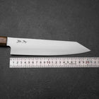 Kiritsuke Gyuto Blue Steel #2 Polished Olive Handle 210mm-[Musashi]-[Japanese-Kitchen-Knives]