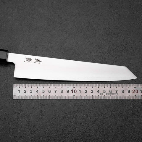 Kiritsuke Gyuto SLD Mirror Buffalo Walnut Handle 205mm-[Musashi]-[Japanese-Kitchen-Knives]