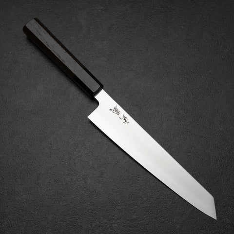 Kiritsuke Gyuto SLD Mirror Buffalo Walnut Handle 205mm-[Musashi]-[Japanese-Kitchen-Knives]