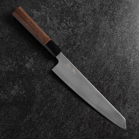 Kiritsuke Gyuto SLD Mirror Buffalo Walnut Handle 205mm-[Musashi]-[Japanese-Kitchen-Knives]