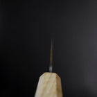 Kiritsuke Gyuto SLD Nickel Tsuchime Colored Damascus Olive Handle 210mm Limited Edition-[Musashi]-[Japanese-Kitchen-Knives]