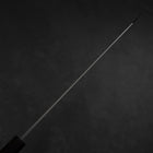 Kiritsuke Gyuto Silver Steel #3 Polished Walnut Handle 240mm-[Musashi]-[Japanese-Kitchen-Knives]