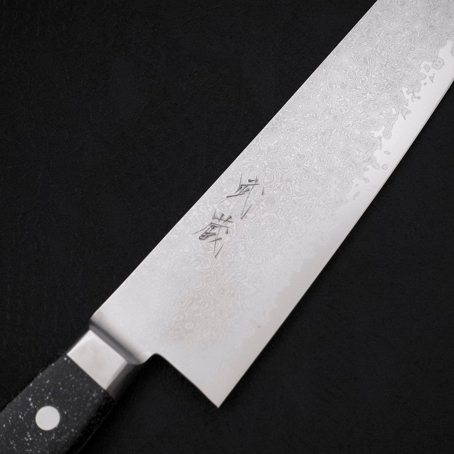 切付牛刀 VG-10 ダマスカス 黒マーブル柄 210mm – MUSASHI