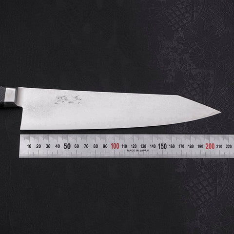 Kiritsuke Gyuto VG-10 Damascus Black Marble Handle 210mm (8.3”)-[Musashi]-[Japanese-Kitchen-Knives]