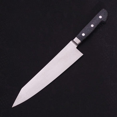 Kiritsuke Gyuto VG-10 Damascus Black Marble Handle 210mm-VG-10-Damascus-Western Handle-[Musashi]-[Japanese-Kitchen-Knives]