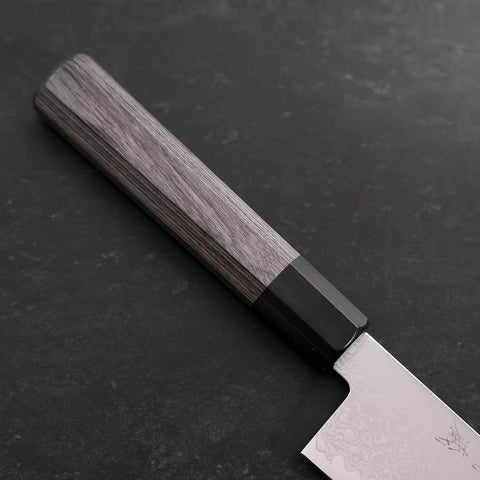 Kiritsuke Gyuto VG-10 Damascus Grey Cherry Handle 210mm (8.3”)-[Musashi]-[Japanese-Kitchen-Knives]
