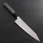Kiritsuke Gyuto VG-10 Damascus Grey Cherry Handle 210mm (8.3”)-[Musashi]-[Japanese-Kitchen-Knives]
