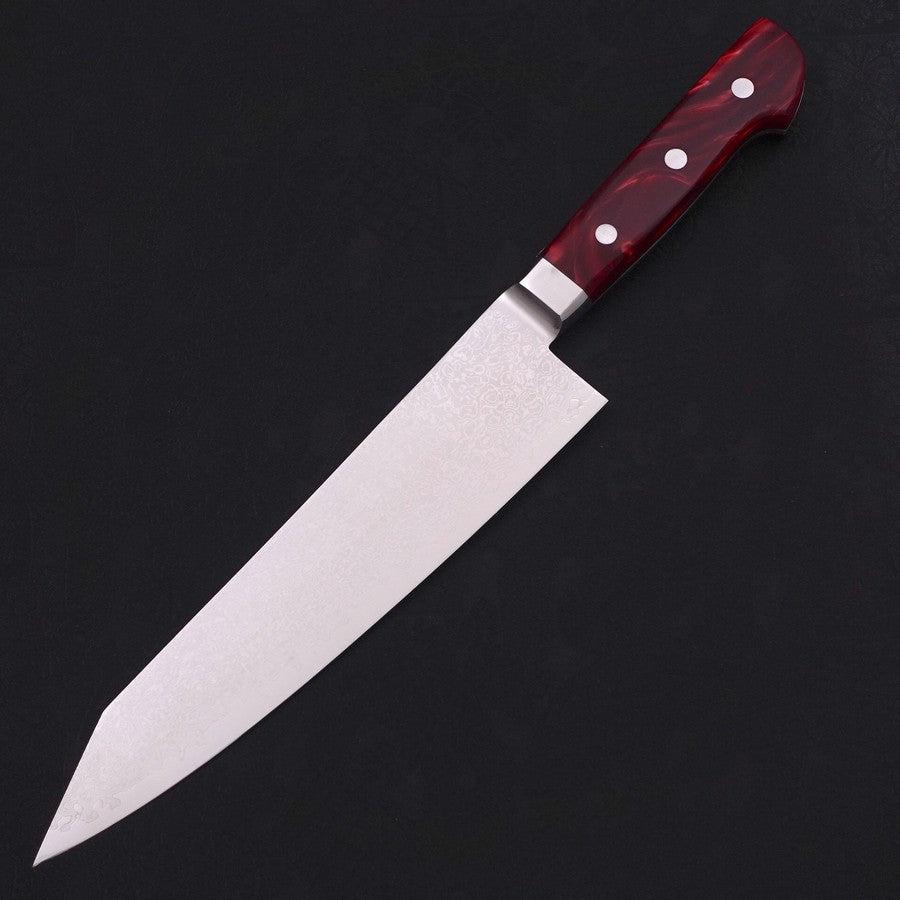 切付牛刀 VG-10 ダマスカス 赤柄 210mm – MUSASHI