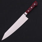 Kiritsuke Gyuto VG-10 Damascus Red Handle 210mm (8.3”)-[Musashi]-[Japanese-Kitchen-Knives]