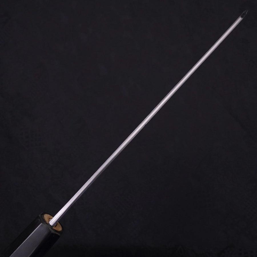 Kiritsuke Gyuto White steel #2 Kurouchi Buffalo Magnolia Handle 200mm-White steel #2-Kurouchi-Japanese Handle-[Musashi]-[Japanese-Kitchen-Knives]
