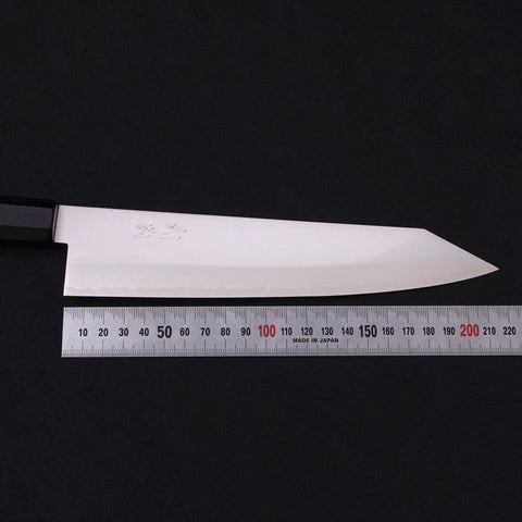 Kiritsuke Gyuto ZDP-189 Polished Buffalo Ebony Handle 210mm (8.3”)-[Musashi]-[Japanese-Kitchen-Knives]
