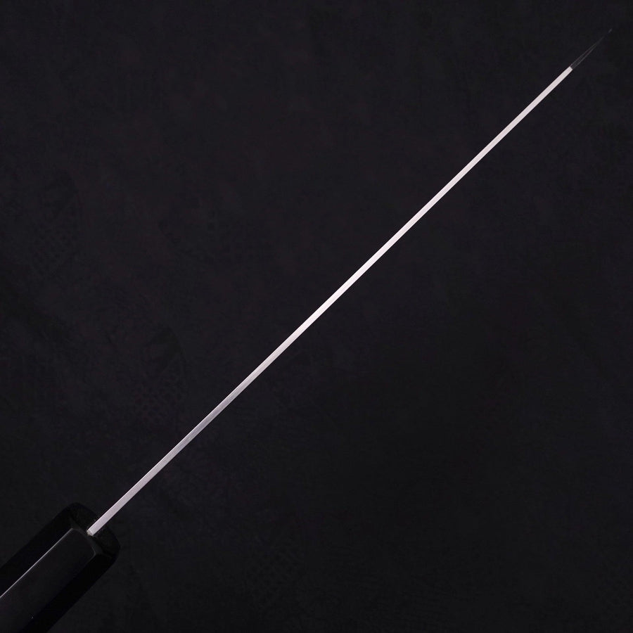 Kiritsuke Gyuto ZDP-189 Polished Buffalo Ebony Handle 210mm-Polished-ZDP-189-Japanese Handle-[Musashi]-[Japanese-Kitchen-Knives]