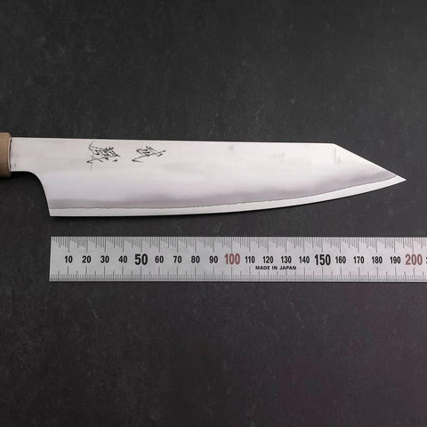 Kiritsuke HAP-40 Polished Double Buffalo Capped Magnolia Handle 200mm (7.9”)-[Musashi]-[Japanese-Kitchen-Knives]