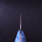 Kiritsuke Nakiri SG-2 Damascus Turquoise Blue Handle 170mm (6.7”)-[Musashi]-[Japanese-Kitchen-Knives]