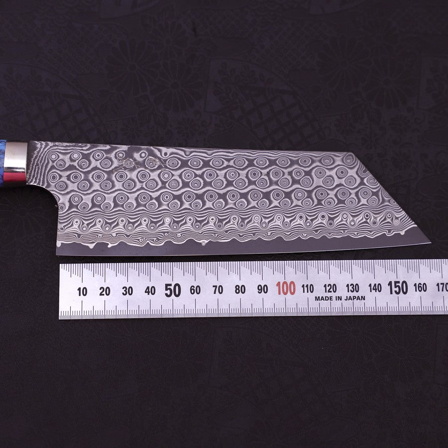 切付 菜切 SG-2 ダマスカス ターコイズブルー柄 170mm – MUSASHI