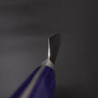 Kiritsuke Petty AUS-10 Stainless Tsuchime Western-Blue Handle 145mm (5.7”)-[Musashi]-[Japanese-Kitchen-Knives]