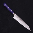 Kiritsuke Petty Blue Steel #2 Nashiji Stainless Clad Blue Western Handle 140mm (5.5”)-[Musashi]-[Japanese-Kitchen-Knives]