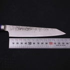 Kiritsuke Petty Blue Steel #2 Nashiji Stainless Clad Western Handle 140mm (5.5”)-[Musashi]-[Japanese-Kitchen-Knives]