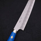 Kiritsuke Petty SG-2 Tsuchime Turquoise Blue Handle 150mm (5.9”)-[Musashi]-[Japanese-Kitchen-Knives]