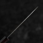 Kiritsuke Petty SLD Black Damascus Ebony Handle 110mm (4.3”)-[Musashi]-[Japanese-Kitchen-Knives]