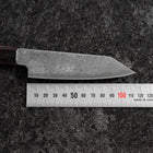 Kiritsuke Petty SLD Black Damascus Ebony Handle 110mm-[Musashi]-[Japanese-Kitchen-Knives]