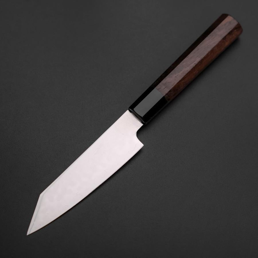 Kiritsuke Petty SLD Mirror Buffalo Walnut Handle 125mm-[Musashi]-[Japanese-Kitchen-Knives]