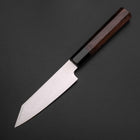 Kiritsuke Petty SLD Mirror Buffalo Walnut Handle 125mm-[Musashi]-[Japanese-Kitchen-Knives]