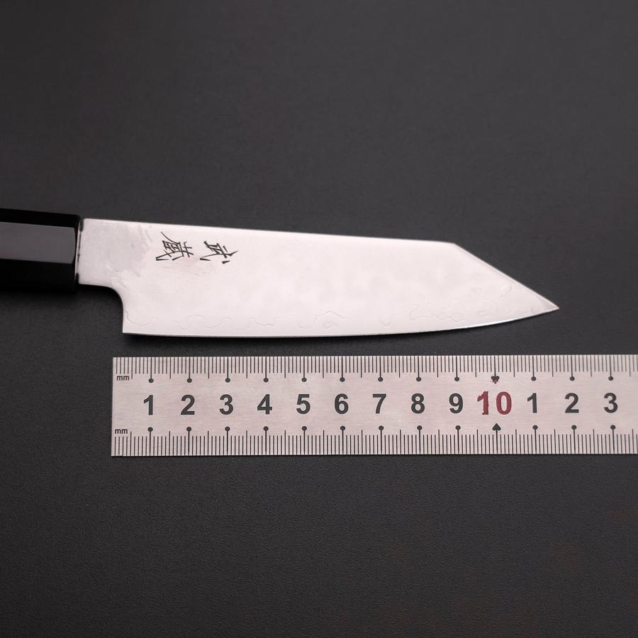 Kiritsuke Petty SLD Mirror Buffalo Walnut Handle 125mm-[Musashi]-[Japanese-Kitchen-Knives]