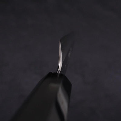 Kiritsuke Petty Silver Steel #3 Mirror Buffalo Ebony Handle 150mm-Silver steel #3-Mirror-Japanese Handle-[Musashi]-[Japanese-Kitchen-Knives]