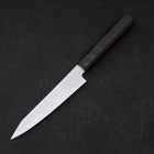 Kiritsuke Petty VG-10 Damascus Black Ishime Handle 150mm (5.9”)-[Musashi]-[Japanese-Kitchen-Knives]
