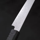Kiritsuke Petty VG-10 Damascus Black Ishime Handle 150mm (5.9”)-[Musashi]-[Japanese-Kitchen-Knives]