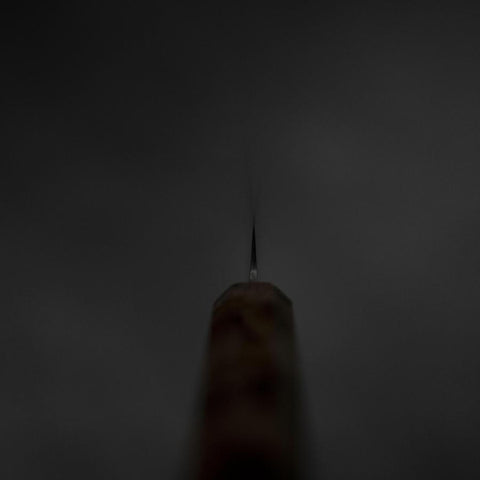 Kiritsuke Petty VG-10 Damascus Brown Birch Handle 135mm-[Musashi]-[Japanese-Kitchen-Knives]