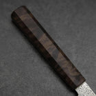 Kiritsuke Petty VG-10 Damascus Brown Birch Handle 135mm-[Musashi]-[Japanese-Kitchen-Knives]
