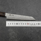 Kiritsuke Petty VG-10 Damascus Brown Birch Handle 135mm-[Musashi]-[Japanese-Kitchen-Knives]