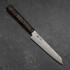Kiritsuke Petty VG-10 Damascus Brown Birch Handle 135mm-[Musashi]-[Japanese-Kitchen-Knives]
