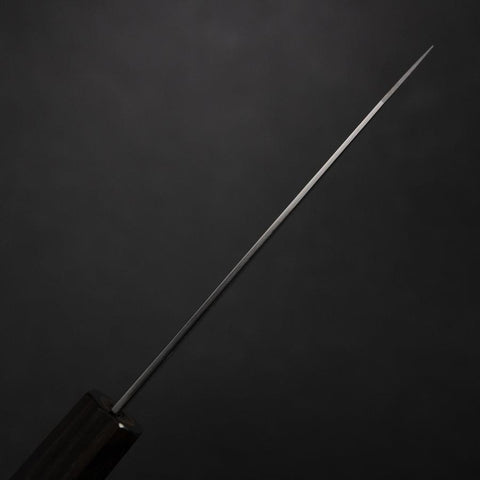 Kiritsuke Petty VG-10 Damascus Ebony Handle 100mm-[Musashi]-[Japanese-Kitchen-Knives]