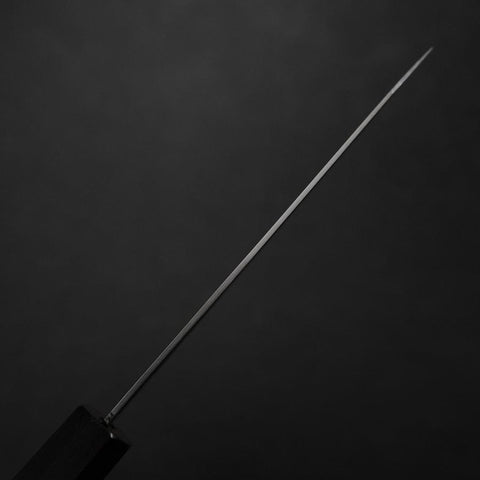 Kiritsuke Petty VG-10 Damascus Ebony Handle 110mm (4.3”)-[Musashi]-[Japanese-Kitchen-Knives]