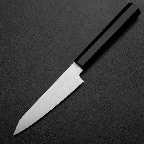 Kiritsuke Petty VG-10 Damascus Ebony Handle 110mm-[Musashi]-[Japanese-Kitchen-Knives]