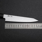 Kiritsuke Petty VG-10 Damascus Ebony Handle 145mm (5.7”)-[Musashi]-[Japanese-Kitchen-Knives]