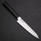 Kiritsuke Petty VG-10 Damascus Ebony Handle 145mm (5.7”)-[Musashi]-[Japanese-Kitchen-Knives]