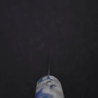 Kiritsuke Petty VG-10 Damascus Ocean Blue-White Mix Handle 130mm (5.1”)-[Musashi]-[Japanese-Kitchen-Knives]