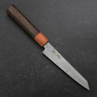 Kiritsuke Petty VG-10 Damascus Shitan Ebony Handle 130mm (5.1”)-[Musashi]-[Japanese-Kitchen-Knives]