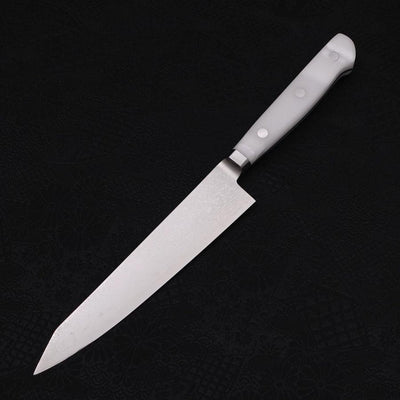Kiritsuke Petty VG-10 Damascus White Marble Handle 150mm-VG-10-Damascus-Western Handle-[Musashi]-[Japanese-Kitchen-Knives]