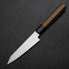 Kiritsuke Petty VG-10 Damascus Zelkova Handle 110mm (4.3”)-[Musashi]-[Japanese-Kitchen-Knives]