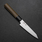 Kiritsuke Petty VG-10 Damascus Zelkova Handle 110mm (4.3”)-[Musashi]-[Japanese-Kitchen-Knives]